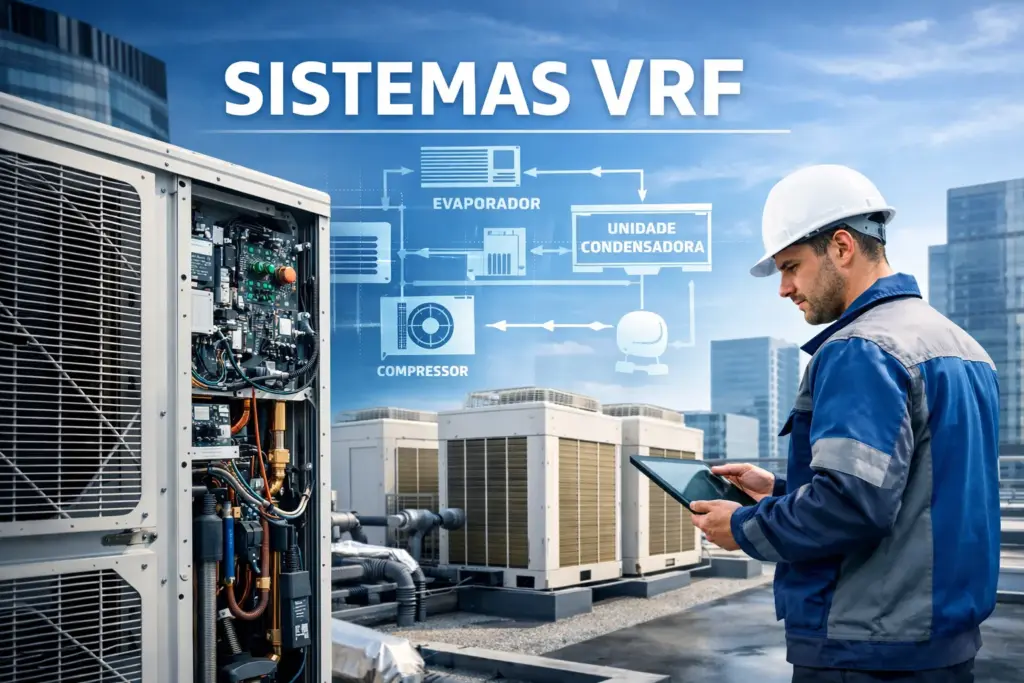 ar condicionado central com sistema VRF